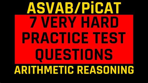 is the 2015 asvab test hard|really hard asvan questions.